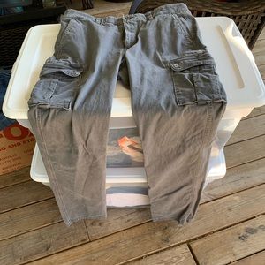 Mens Sonoma casual gray cargo pants